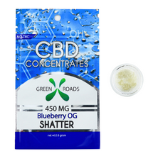 CBD Shatter Blueberry OG